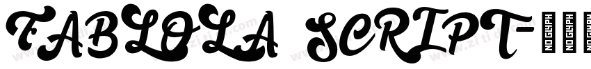 FABLOLA SCRIPT字体转换
